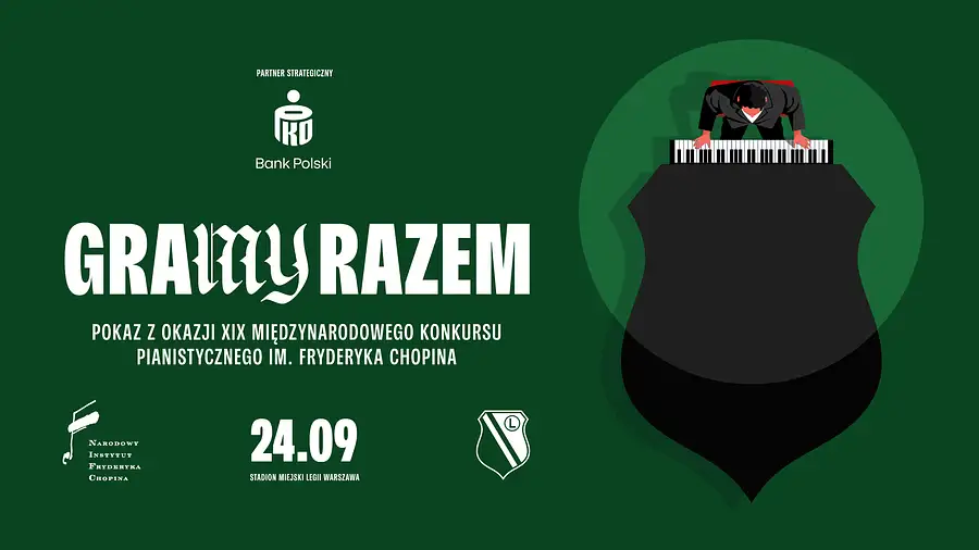Legia Warszawa łączy piłkę z Chopinem
