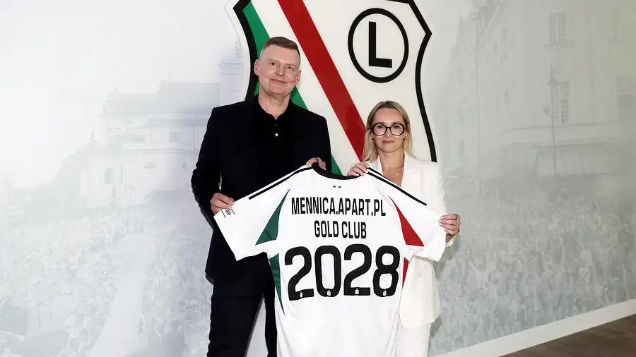 Legia Warszawa i Mennica.Apart.pl - nowa umowa na dwa sezony